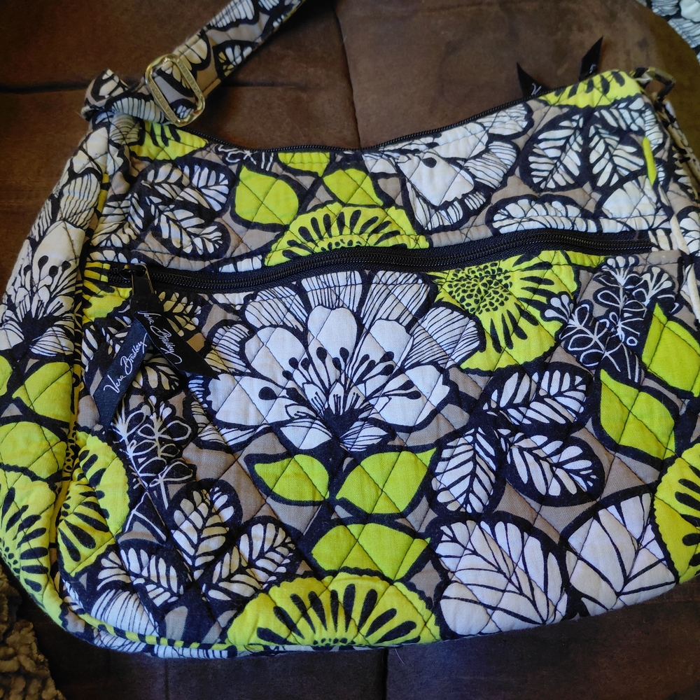 Floral Quilted Shoulder Bag